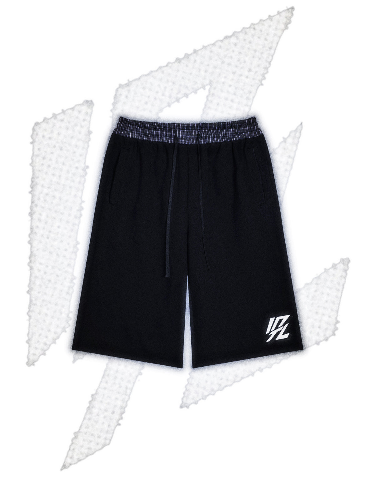 UNI PLAID SWEAT SHORTS