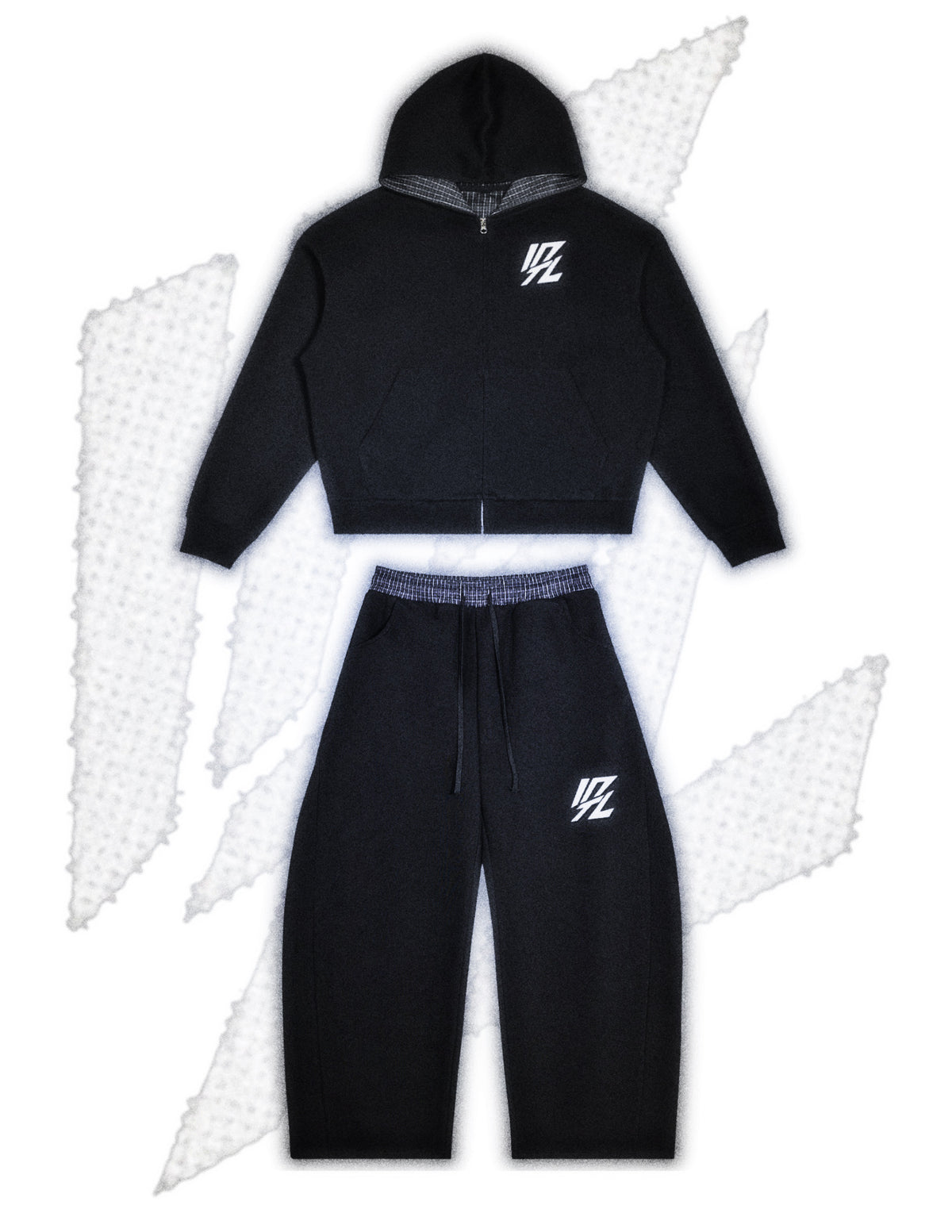 UNI PLAID SWEATSUIT BUNDLE